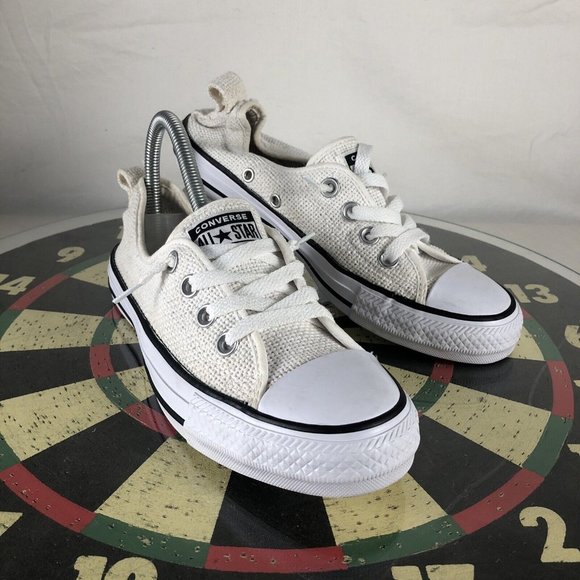 Converse Chuck Taylor All Star Shoreline Slip On Sneaker Shoe Knit White Women 7 - Picture 1 of 9